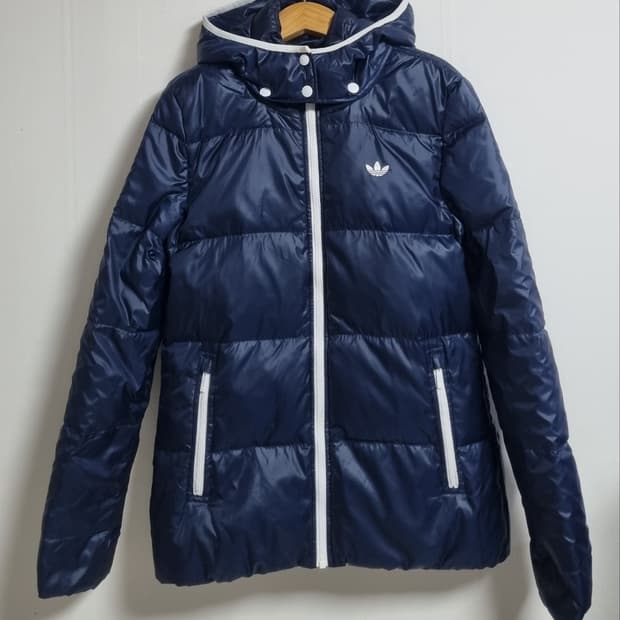 M (66) 아디다스 네이비 덕다운 오리털패딩 40주년 한정판