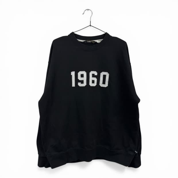 (XL) 유니폼브릿지 1960 라운드 맨투맨 블랙