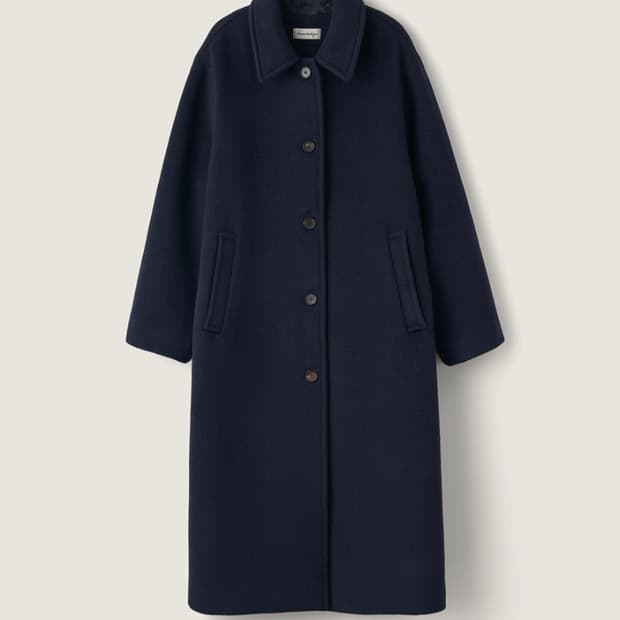 [새상품] 시엔느 브람스 울 코트 네이비