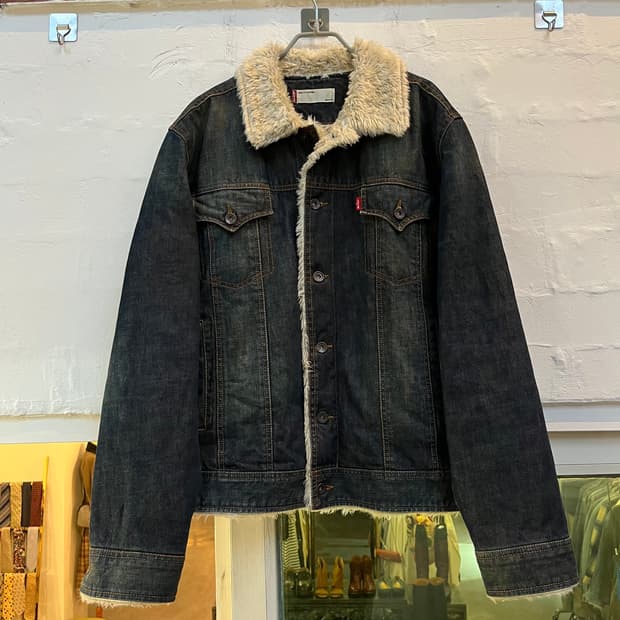 Levis 리바이스 트러커 데님 쉐르파 자켓 XL