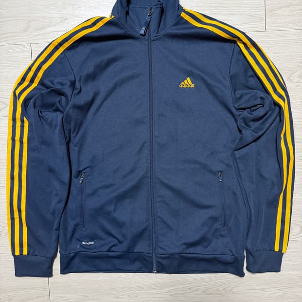 아디다스 져지 트랙탑 네이비 옐로우 