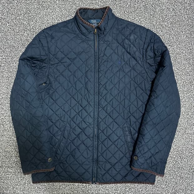 (95~100) 폴로 랄프로렌 네이비 퀼팅 자켓