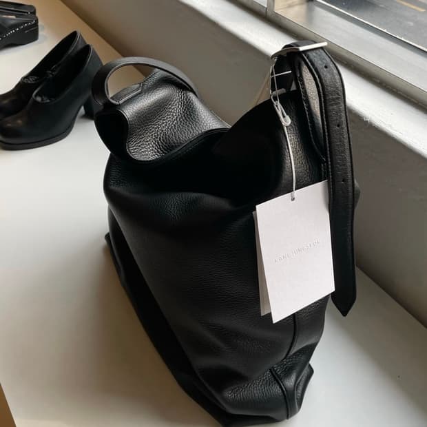 강정석 Permanent Leather Bag 02 black