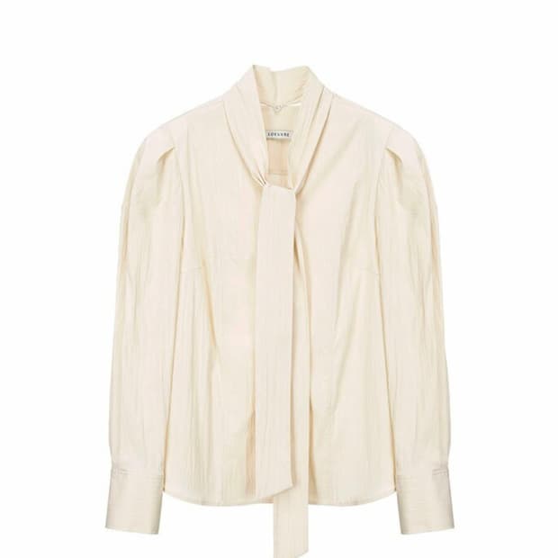 루에브르 타이 블라우스 (이나연 착용)