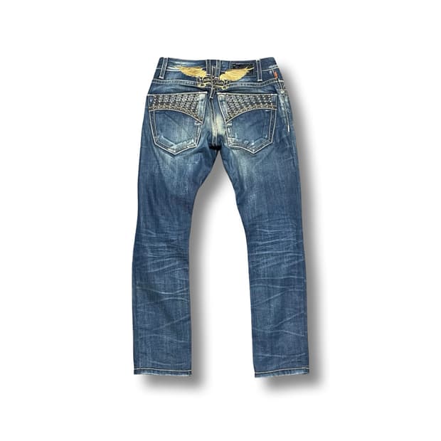 [28] 로빈스진 Y2K 빈티지 날개 데님 청바지