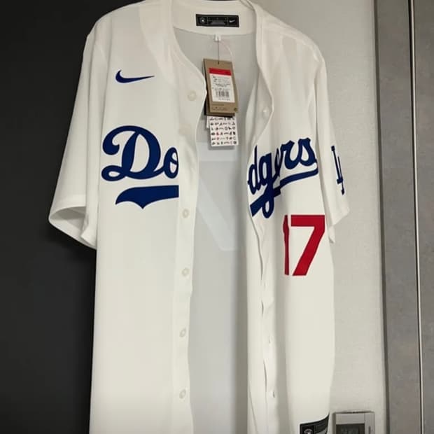 (새상품)나이키 La다저스 오타니쇼헤이 홈 리미티드 저지 L