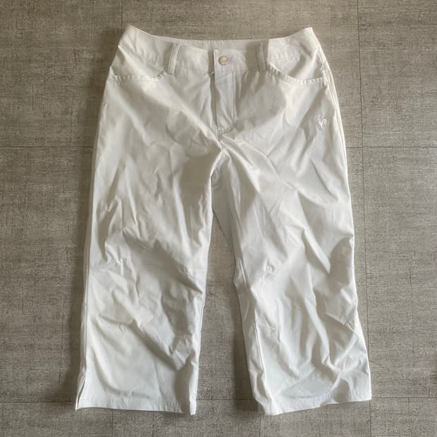 Lecoq 르꼬끄 핀터깔y2k긱시크 하구미모리걸 셔링 버뮤다팬츠