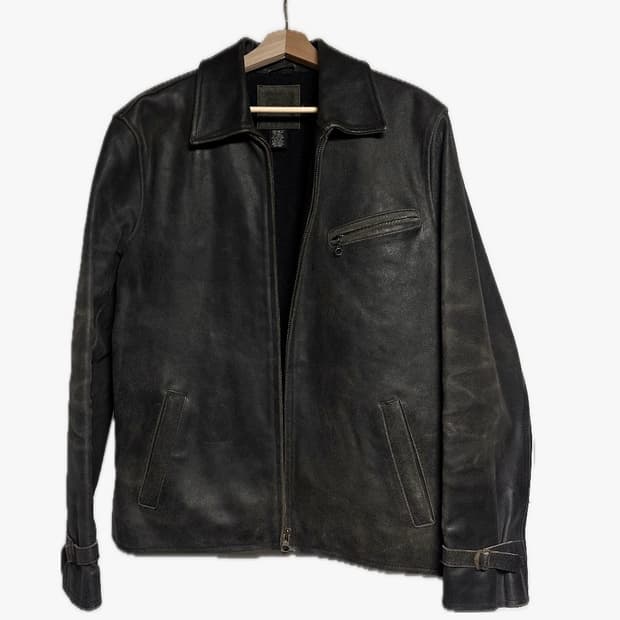 90‘s Jcrew 모터사이클 레더자켓