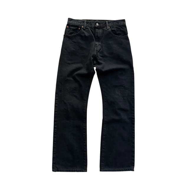 [30] 리바이스 517 블랙다이 부츠컷 데님 블랙진 [lv1198]