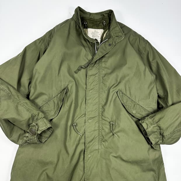 80s 오리지널 미군 m65 피쉬테일 개파카 SO-SEW사 XS