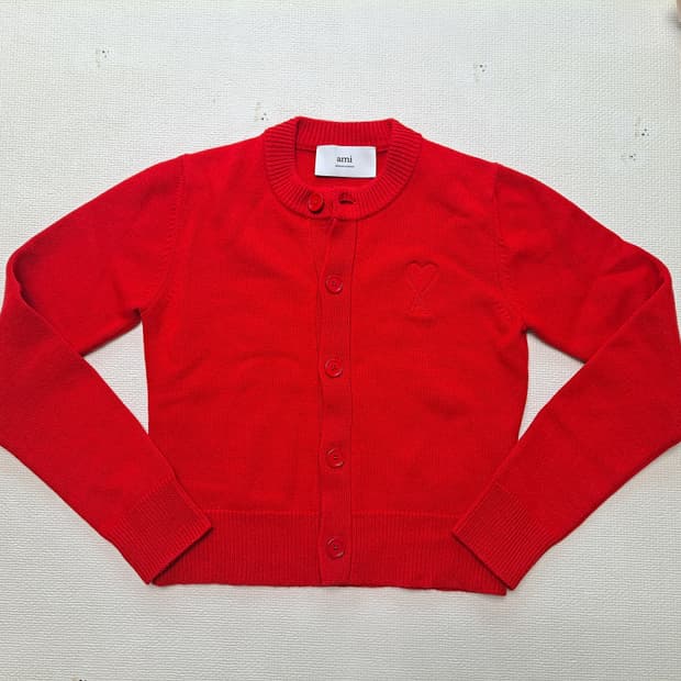 (백화점판) AMI 버튼업 가디건_FKC171.KN0071
