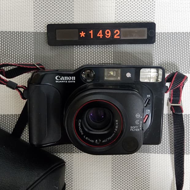 캐논 오토보이 텔레 필름카메라 파우치포함