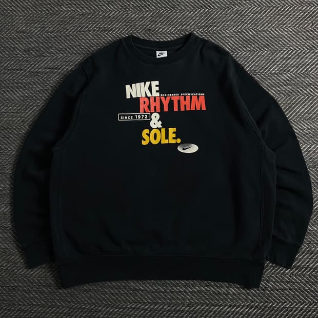 나이키 신형 리듬 앤 솔 빅로고 맨투맨 티셔츠 o 3895