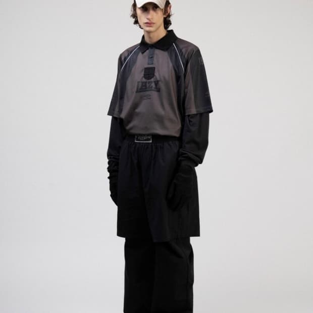 US M 체감 XL. 엄브로 X 슬램잼 97/98 폴로 메쉬 져지 티셔츠