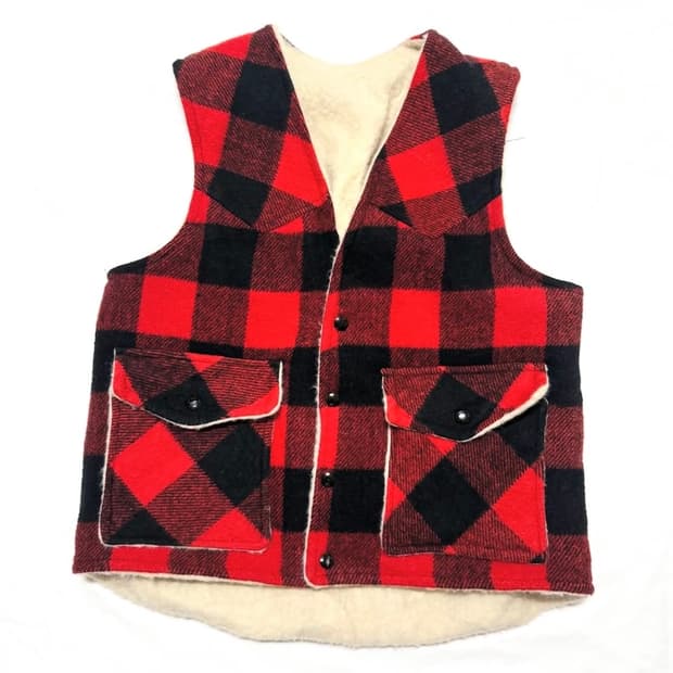 Shane - 80s 플리스 울 헌팅 베스트