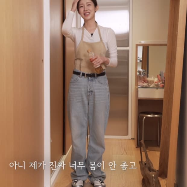 모노하 Suede apron top 스웨이드 에이프런 탑