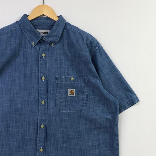 Xxl 칼하트 샴브레이 데님 셔츠 