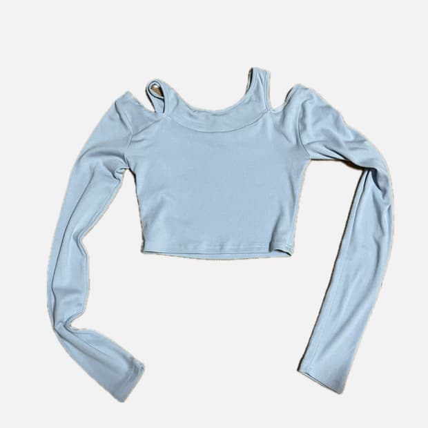 탠저 tanger 오프닝숄더탑 오프숄더 크롭티 스킴스 브랜디멜빌 플노팔