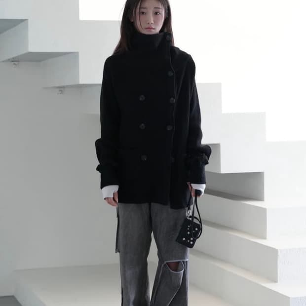 인앤양인하모니 더블 니트 가디건