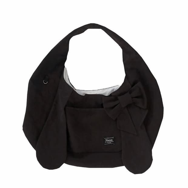 nuyet bunny ribbon hobo bag