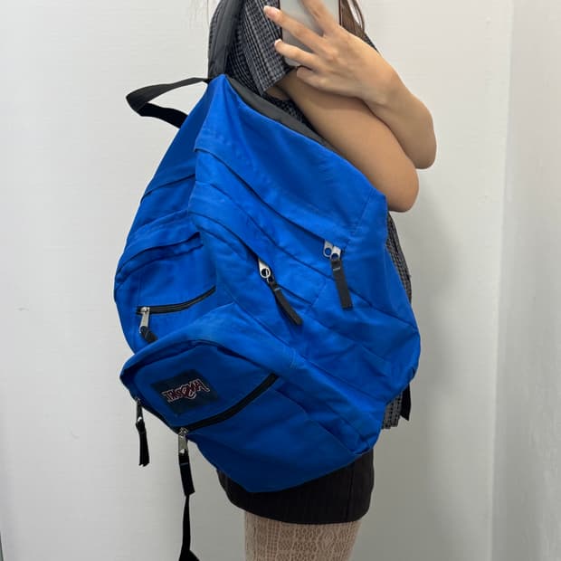 잔스포츠 블루 백팩