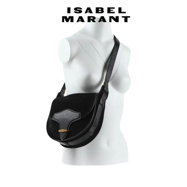 Isabel Marant Botsy Saddle leather bag