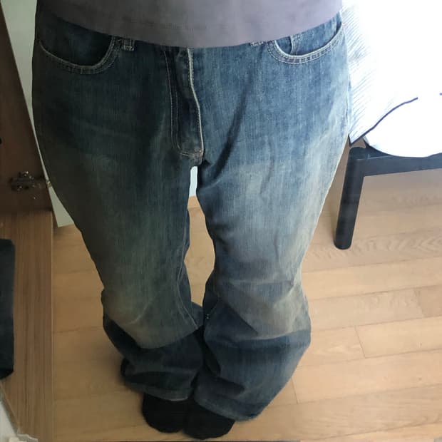 ootj 부츠컷 데님팬츠 (m size:길이 수선)