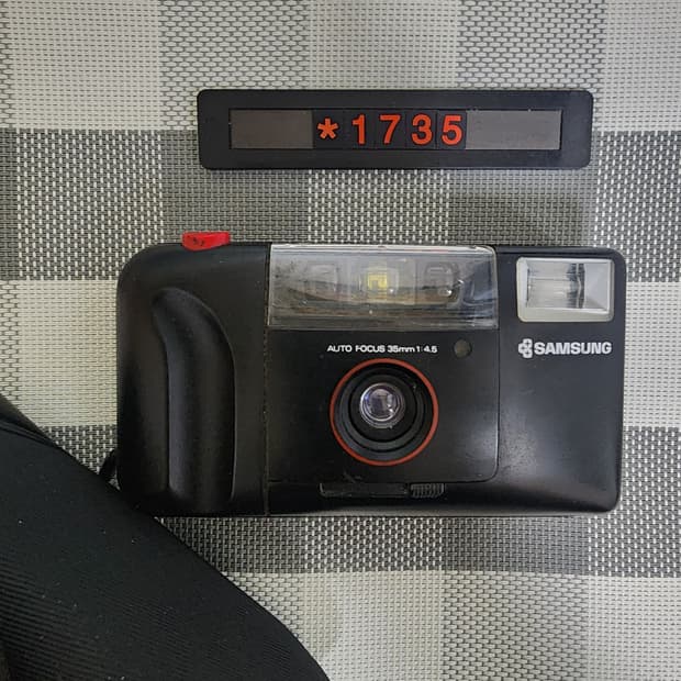 삼성 Thank-Q 필름카메라 파우치포함