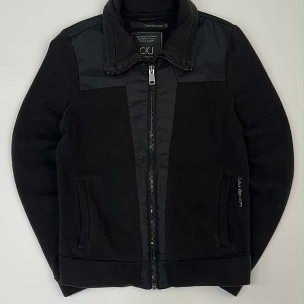 [M] 캘빈클라인 진스 나일론 믹스 집업 자켓
