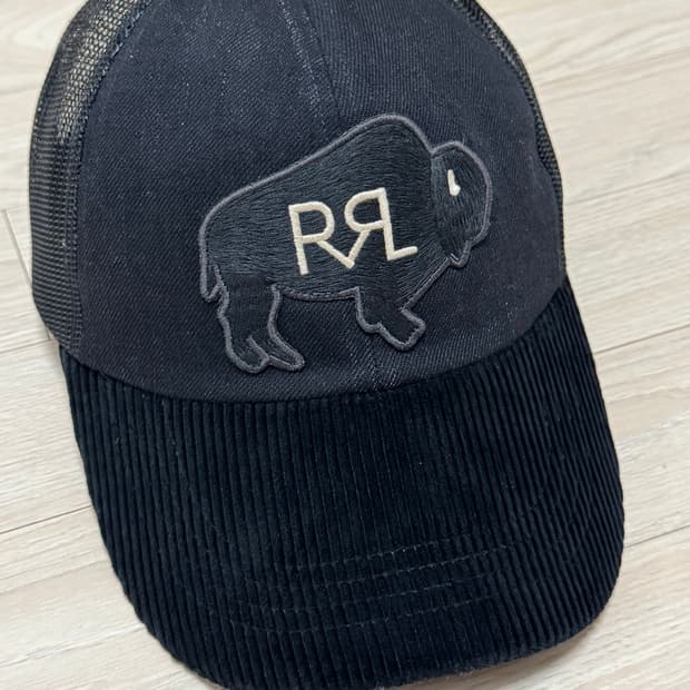 더블알엘 rrl 코듀로이 빌 데님 트러커 캡