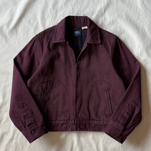 [100] Levis Made & Crafted 메카닉 자켓 버건디