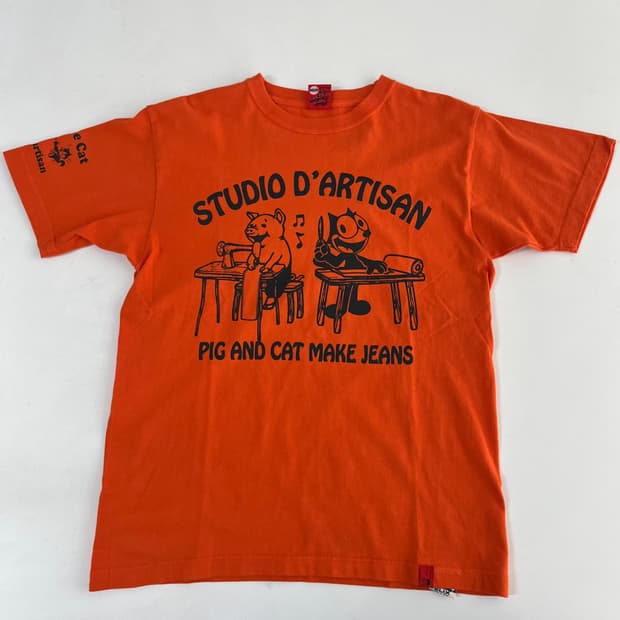 Studio D'ARTISAN X FELIX 반팔티셔츠 OLD-8880