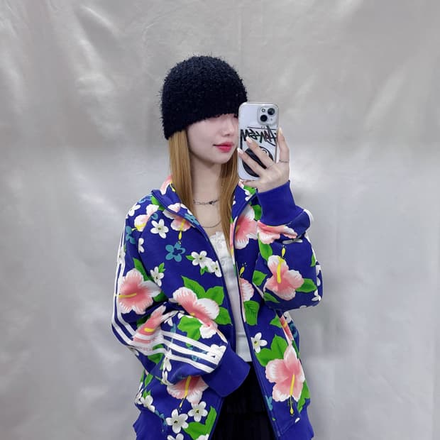 아디다스 • 제레미스캇 플라워 패턴 트랙탑 