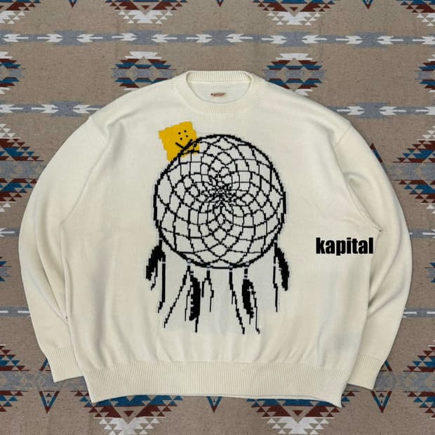 [3][L] 캐피탈 7G 니트 패키쉬 드림캐쳐 크루넥 스웨터