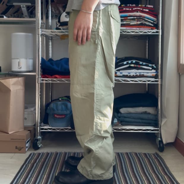 슈프림 카고 카키 팬츠