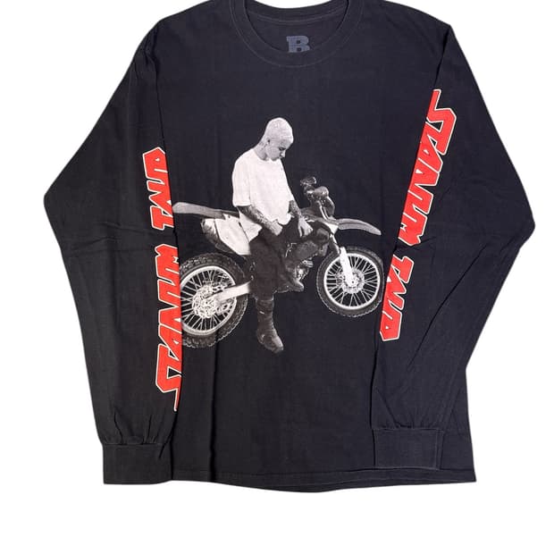 빈티지 저스틴비버 퍼포스 더스타디움 투어 롱슬리브 L