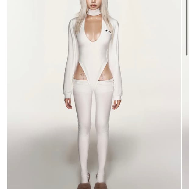 코지월드와이드 chaos body suit 바디수트