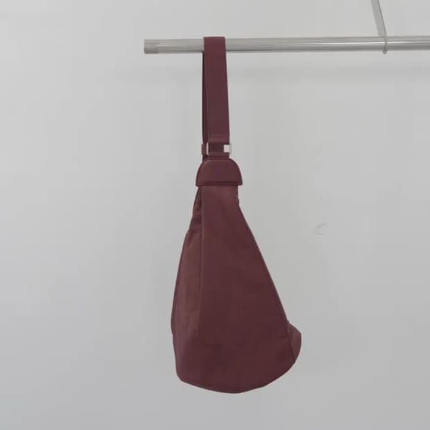 미네랄스튜디오 antler 메신저 백 버건디