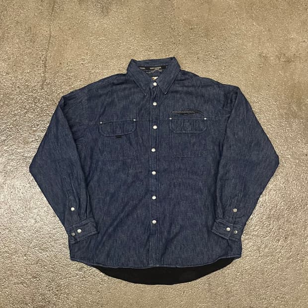 00s 할리데이비슨 헤비 데님 셔츠 (110)