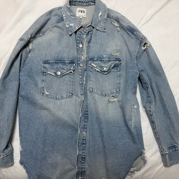 자라 데님 자켓