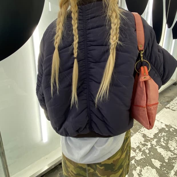 셔링 패딩 Shirring puffer 