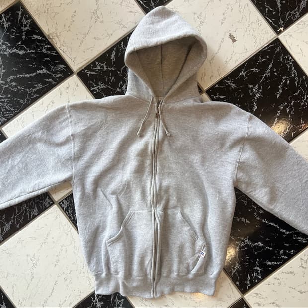 vintage russell sweat 러셀 빈티지 후드집업