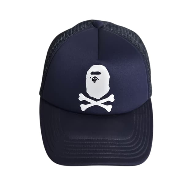 BAPE) 베이프 파이레이트 스토어 스컬 에이프 매쉬캡