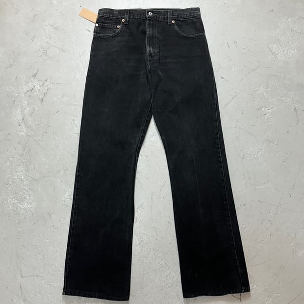 00’s 리바이스 517 블랙 부츠컷 플레어진