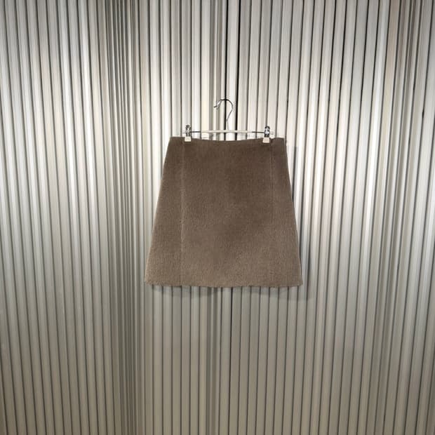 Calvin Klein lama wool skirt