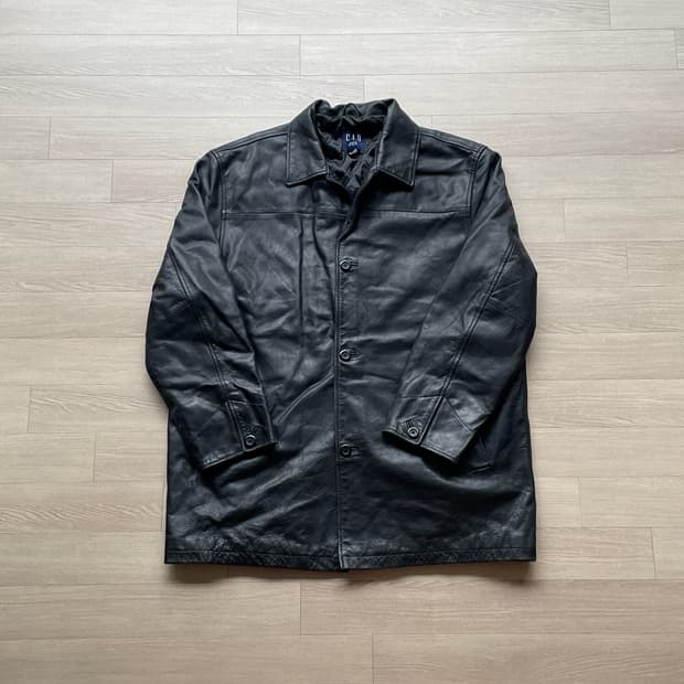 90s 올드갭 레더 카코트 gap carcoat