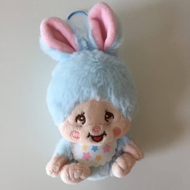 ☁️ 몬치치 코튼 캔디 키링 🩵