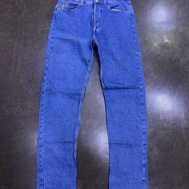 조르지오 아르마니 진 버튼플라이 클래식핏 데님팬츠 32