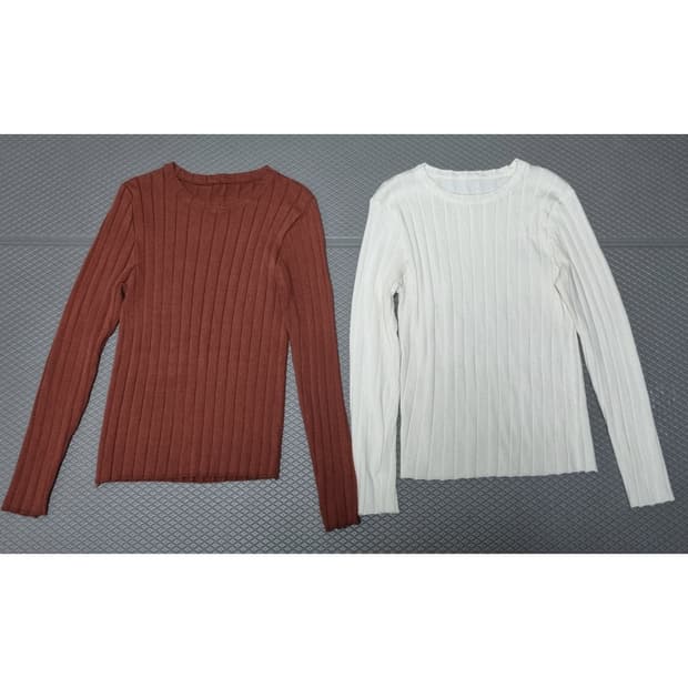 골지 니트 티셔츠