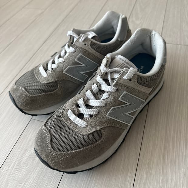 (W) 뉴발란스 574 원 바이 애니원 그레이 - B 스탠다드